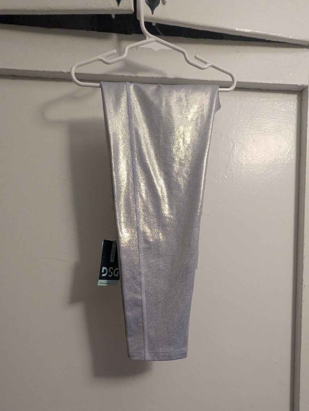 DSG Metallic Silver Girls' Leggings